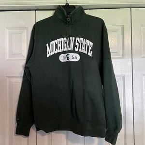 Michigan State Green Quarter Zip